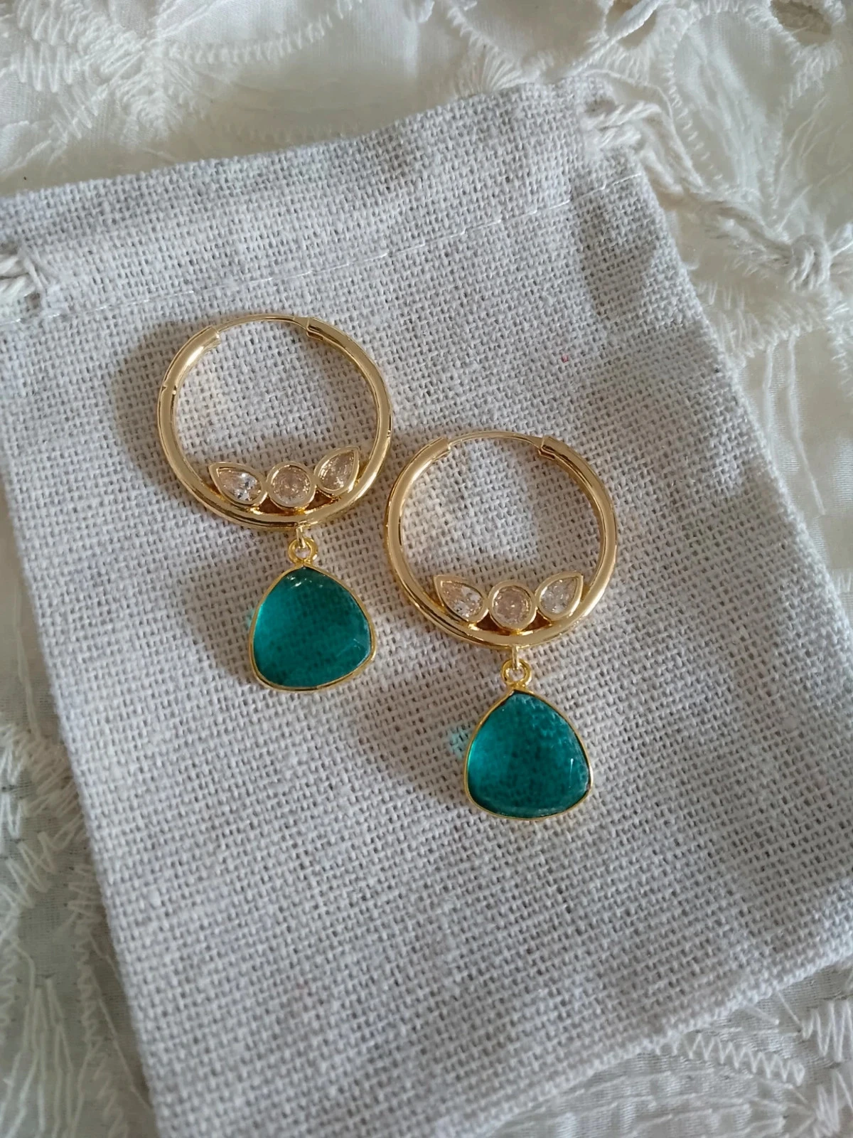 Boucles d'oreilles bohèmes dorées